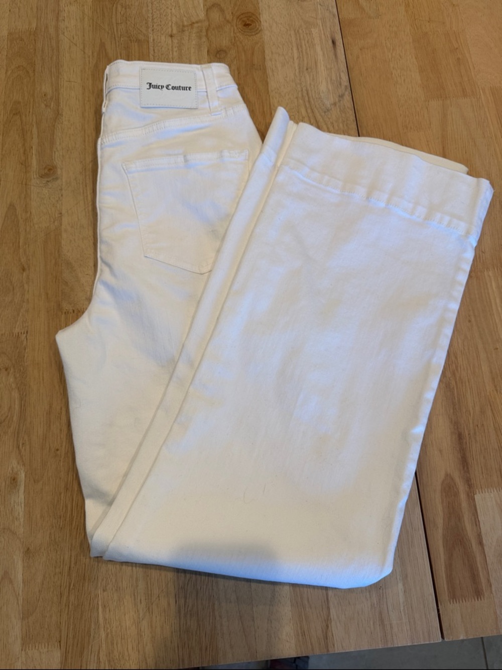 Vintage Y2K Juicy Couture White Jeans -size 28